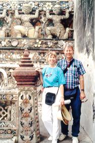 Rebecca & Sunny in Bangkok, Thailand.