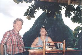 Sunny & Rebecca in St. Lucia.