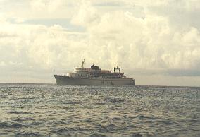 Cruise ship.