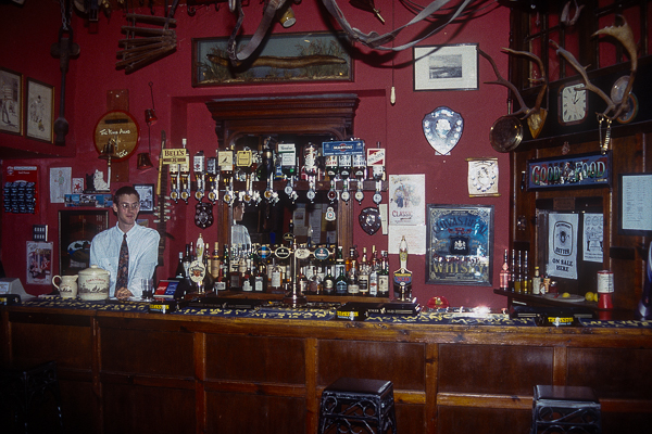 Askrigg English Pub in Yorkshire Dales, England.