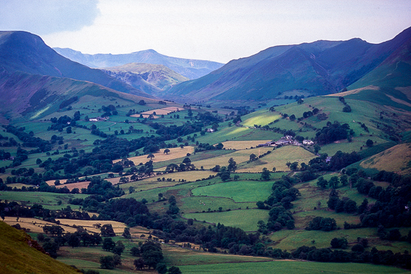 A beautiful view seen on the Cat Bells Walk, England.