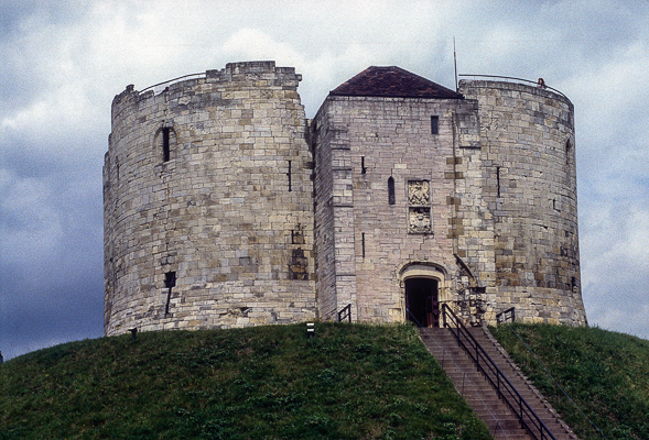 Clifford's Tower at York, England.