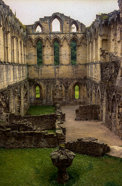 Rievaulx Abbey in Northern England.