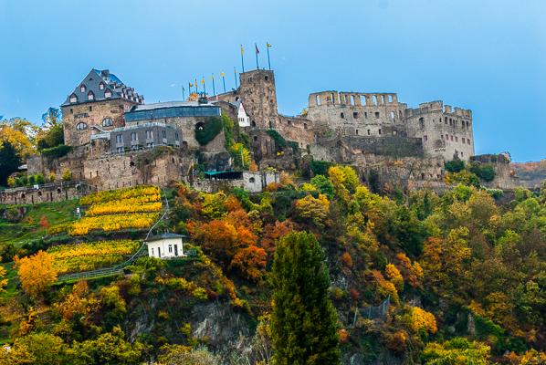 Castle on the Rhine River.
