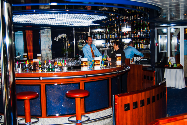 Bar on the Ship Avalon Tranquility.