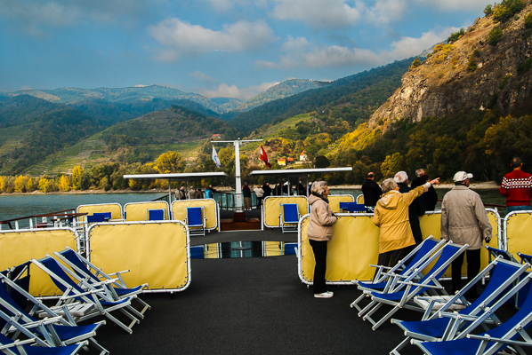 Sky Deck on the Ship Avalon Tapestry. 