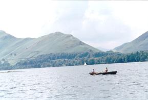Derwent Water in the Lake District, England.