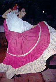 Folkloric dancer