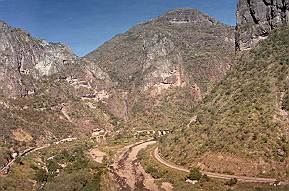 View from train of track.